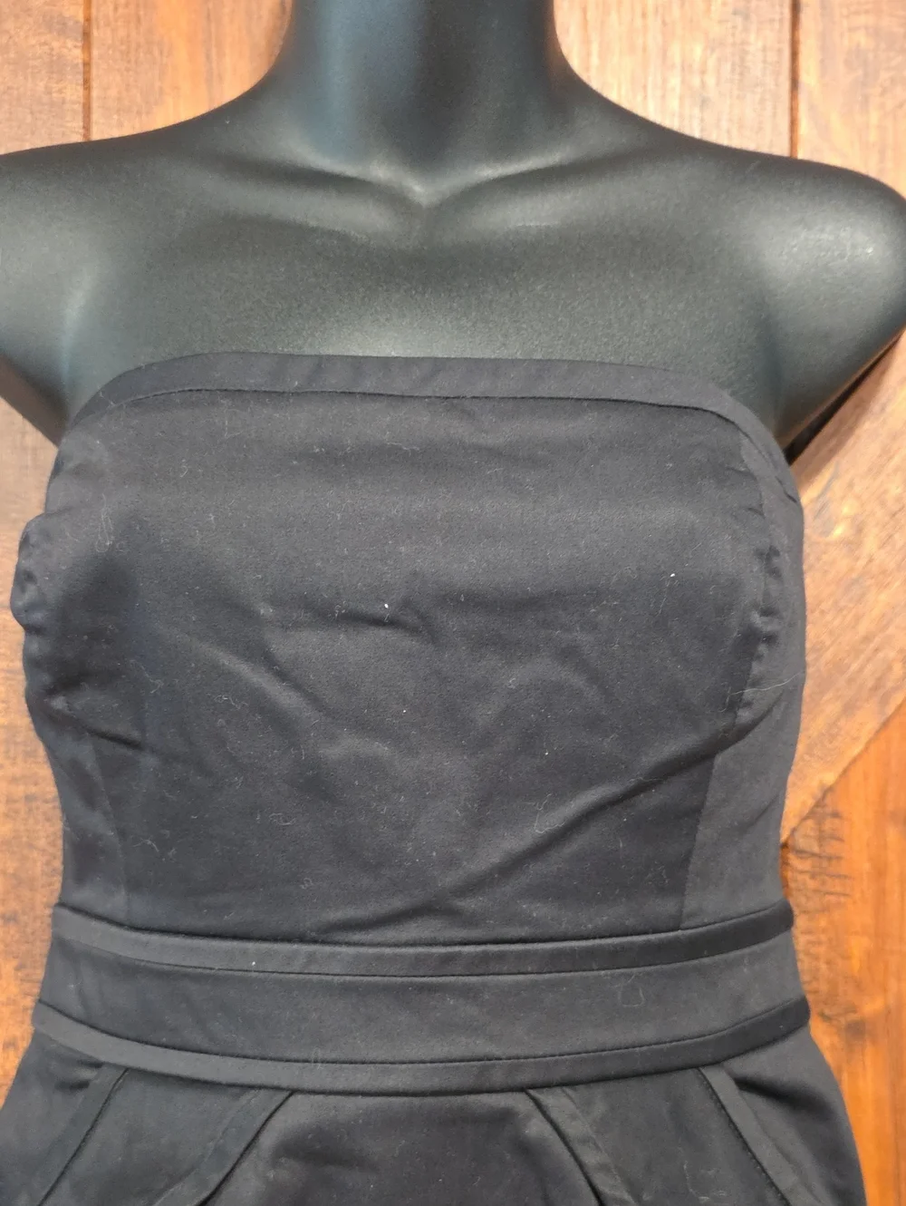 J.Crew Black Strapless Dress 4